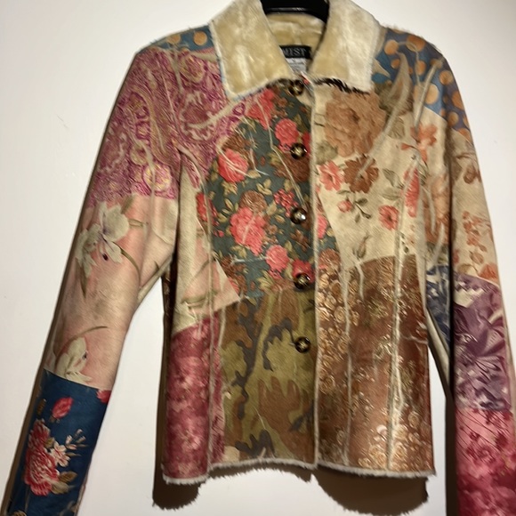 MIST Jackets & Coats Vintage Mist Jacketsize Mediummulticolor